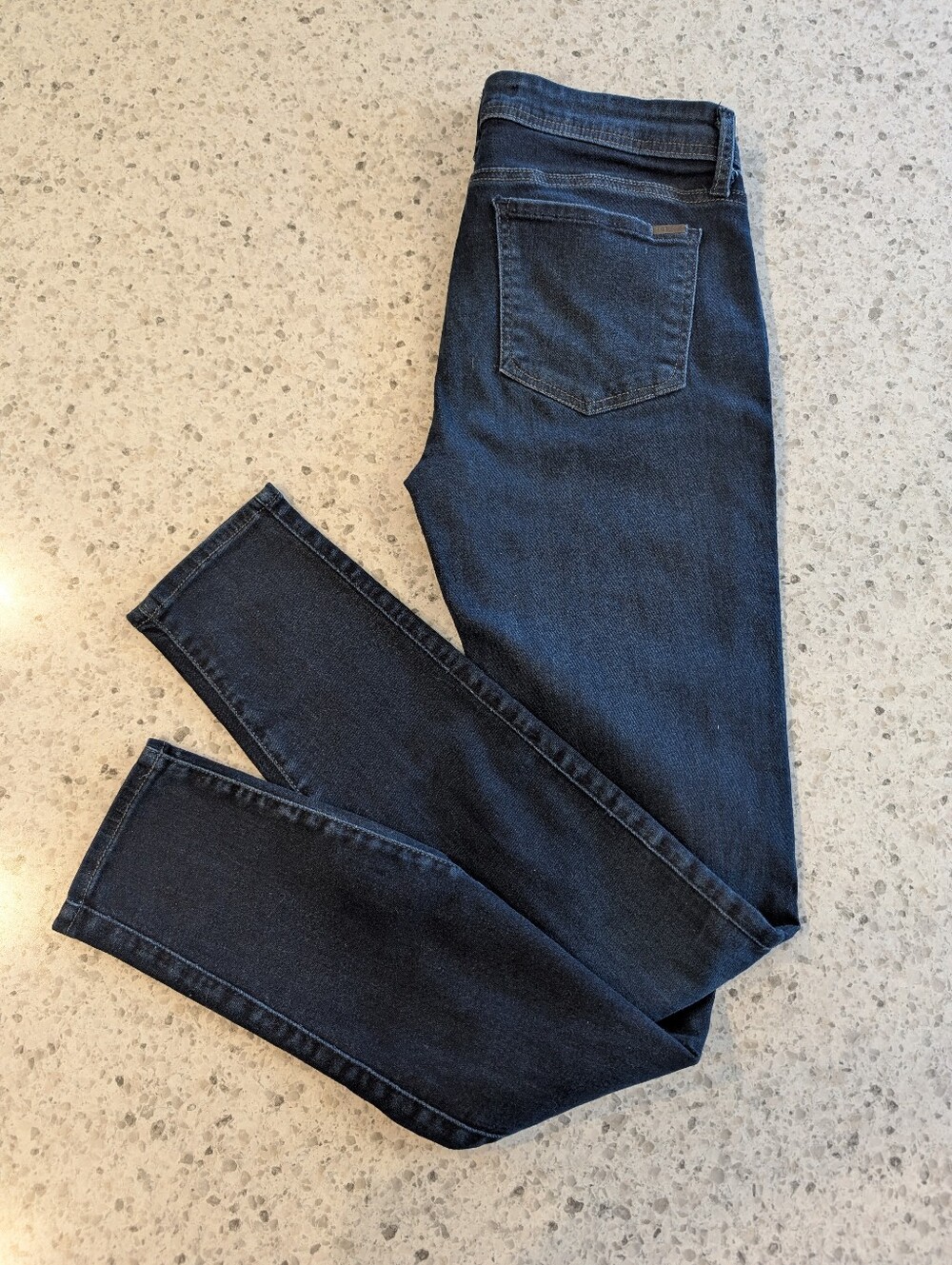 Fidelity Belvedere 27 Denim Pants High Rise Ultra Slim Skinny Jeans Distressed